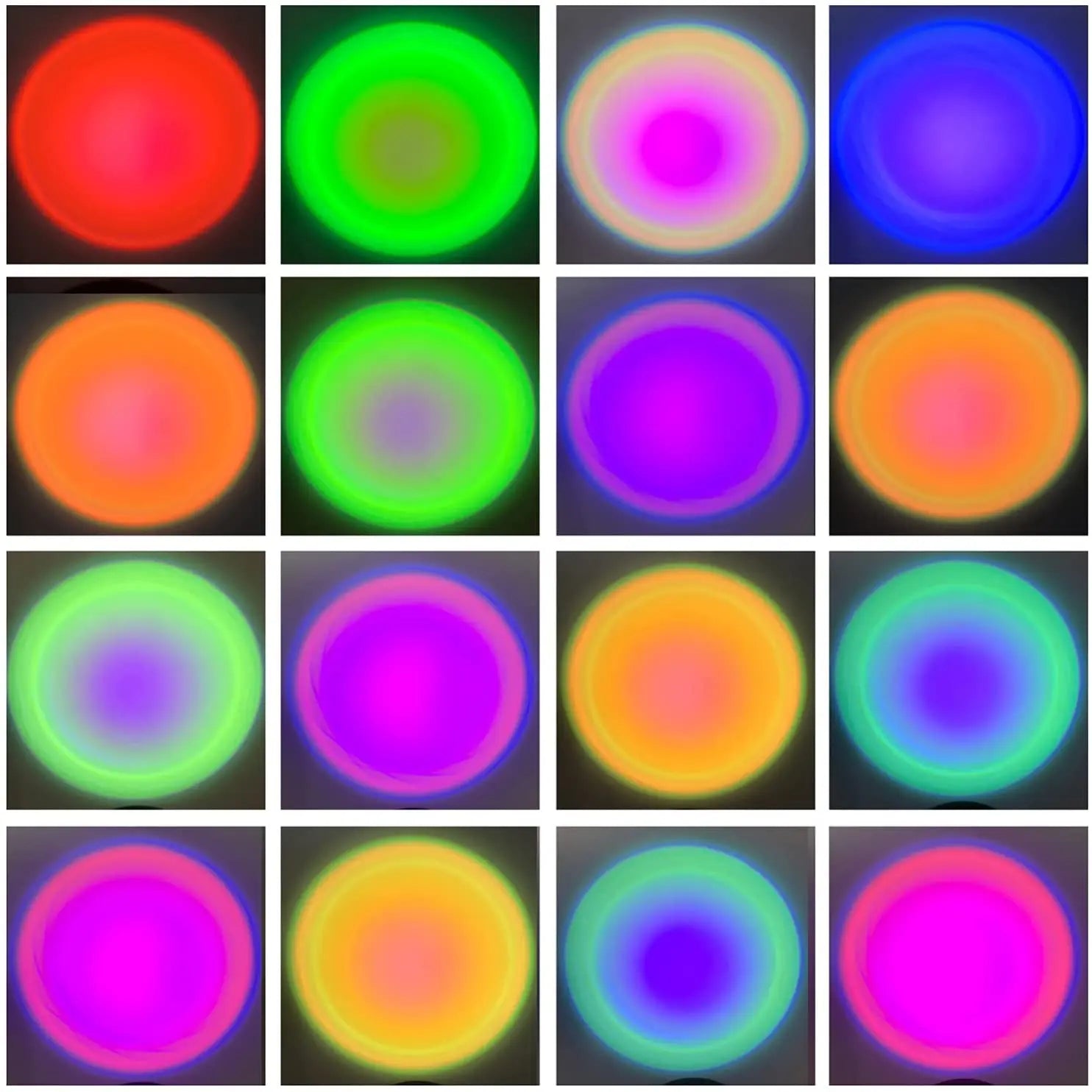 Lámpara Sunset RGB Inteligente Tuya – Proyección Decorativa USB con App y Control Remoto IR