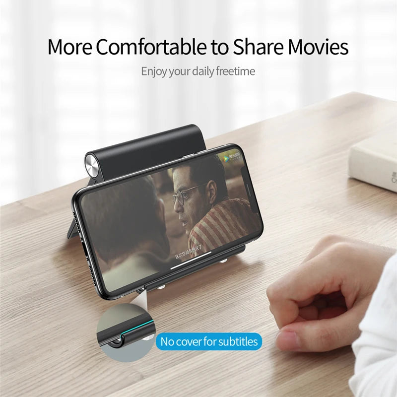 Soporte Portátil para Celular y Tablet — Escritorio y Viaje
