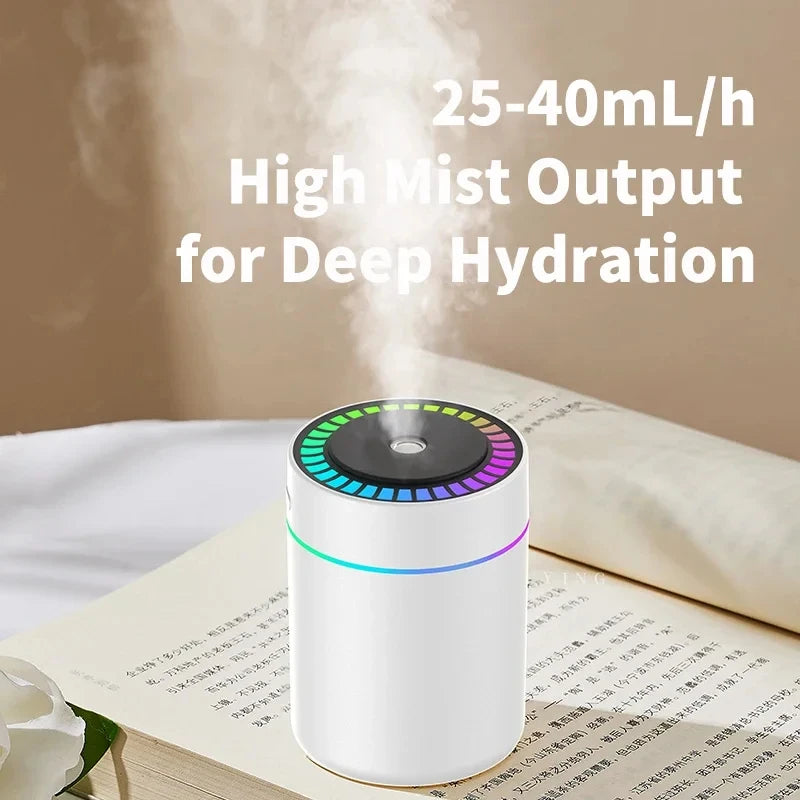 Mini Humidificador USB Difusor de Aromas – Portátil para Auto, Oficina y Recamara