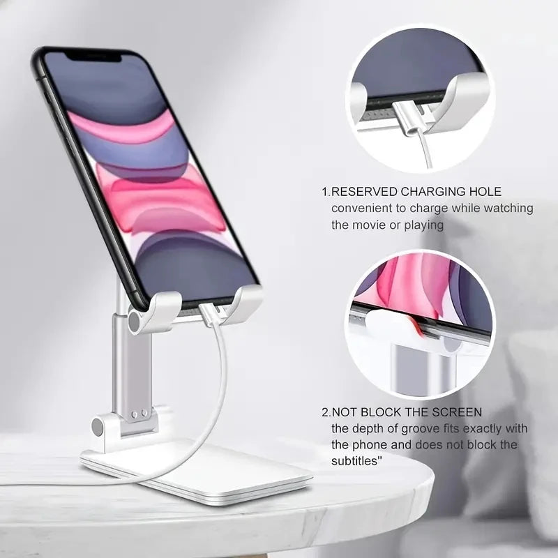 Soporte de Escritorio Ajustable para Celular y Tablet — Universal