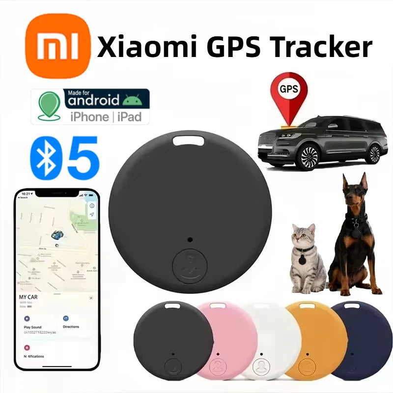 Rastreador GPS Xiaomi Bluetooth 5.0 – Mini Localizador AntiPérdida para Mascotas, Niños y Cartera