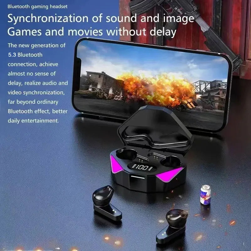 Audífonos Inalámbricos X15 Gamer con Luz LED