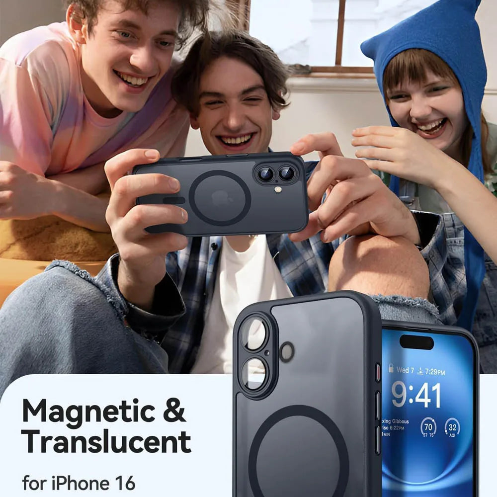 Funda Armor MagSafe Translúcida para iPhone — Protección Máxima