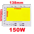 Chip LED COB 50W a 200W – 200-240V Sin Driver para Reflectores y Proyectores DIY de Alta Potencia