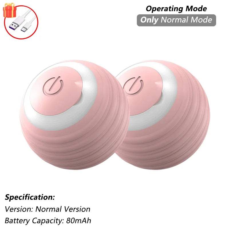 Pelota Interactiva para Gatos – Rodante Automática con Cola, Recargable, Juguete Inteligente
