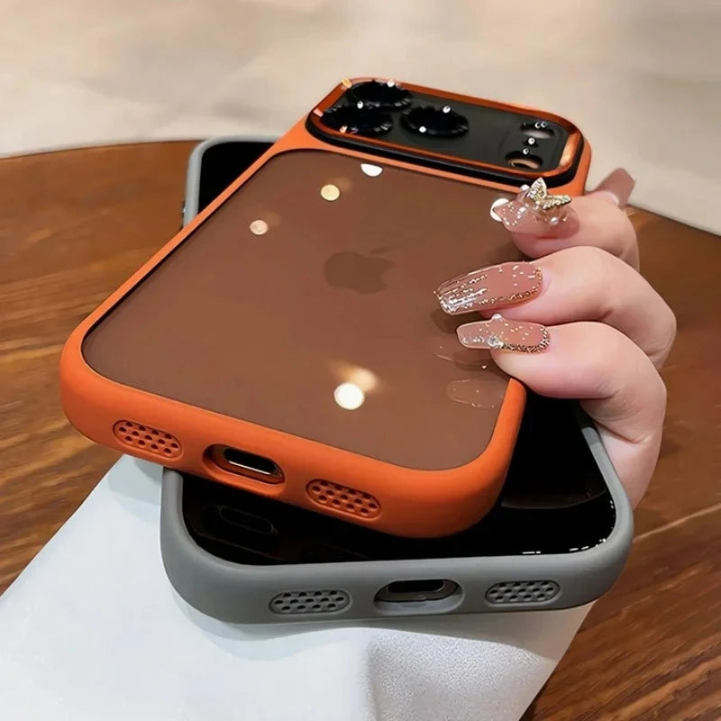 Funda Transparente con Bordes Reforzados para iPhone — Protección Total