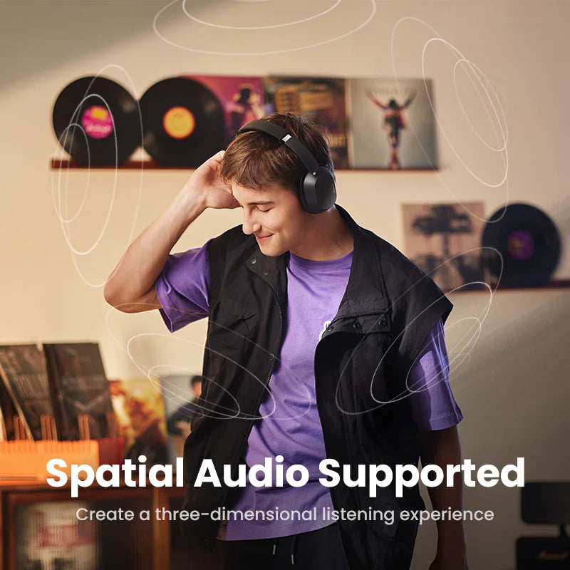 UGREEN Max5c Audífonos Premium ANC Hi-Res con Audio Espacial