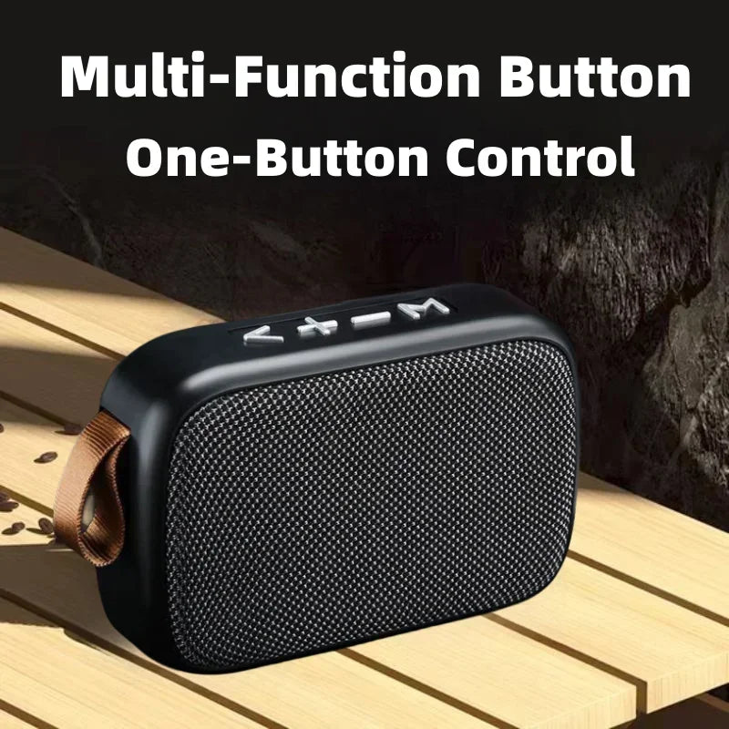 Bocina Bluetooth 5.0 Mini Portátil con Sonido 3D HiFi Estéreo