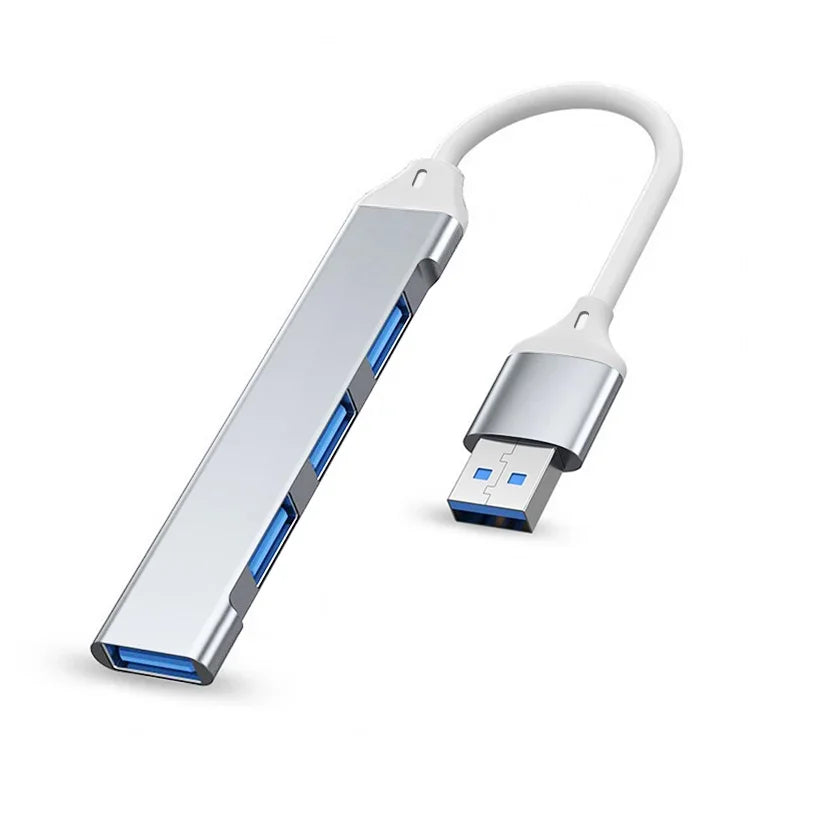 Hub USB-C 7 en 1 para MacBook y Laptop — Puertos USB 3.0 y OTG