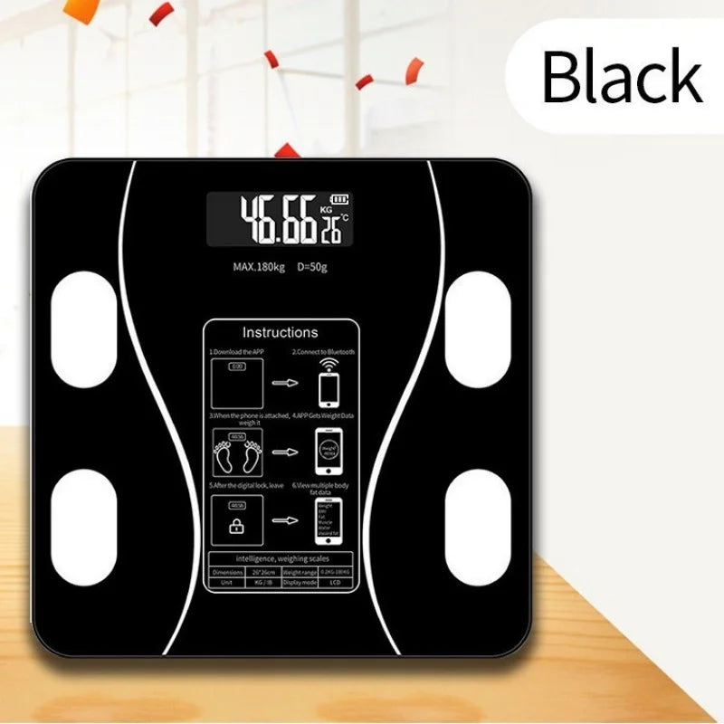 Báscula Inteligente de Grasa Corporal – Monitor de Salud para Adelgazar y Tonificar en Casa