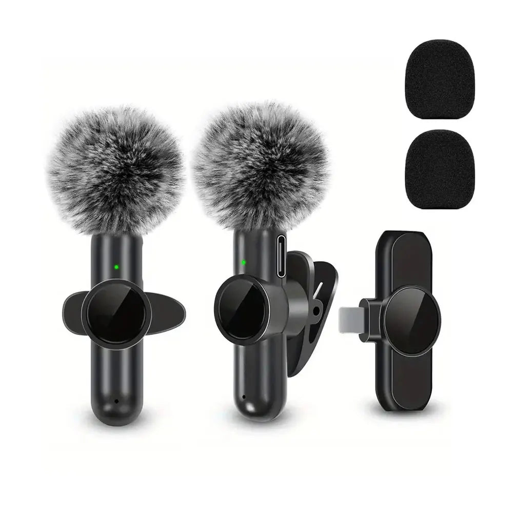 Micrófono Lavalier Inalámbrico Mini para Streaming y Grabación