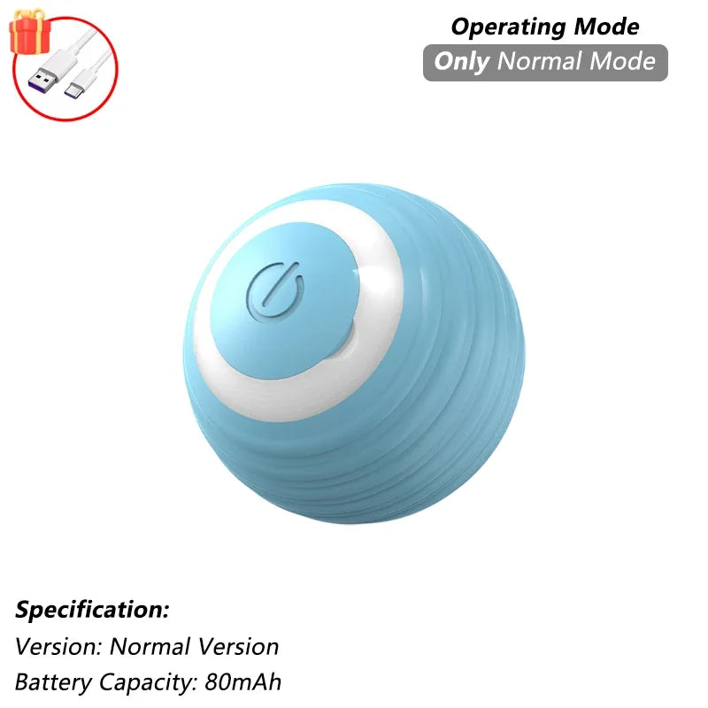 Pelota Interactiva para Gatos – Rodante Automática con Cola, Recargable, Juguete Inteligente