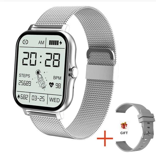Smartwatch Deportivo 2026 – Monitor de Salud, Llamadas BT, Resistente al Agua para iOS y Android
