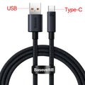Cable Baseus USB Carga Rápida para iPhone — Type-C y Lightning