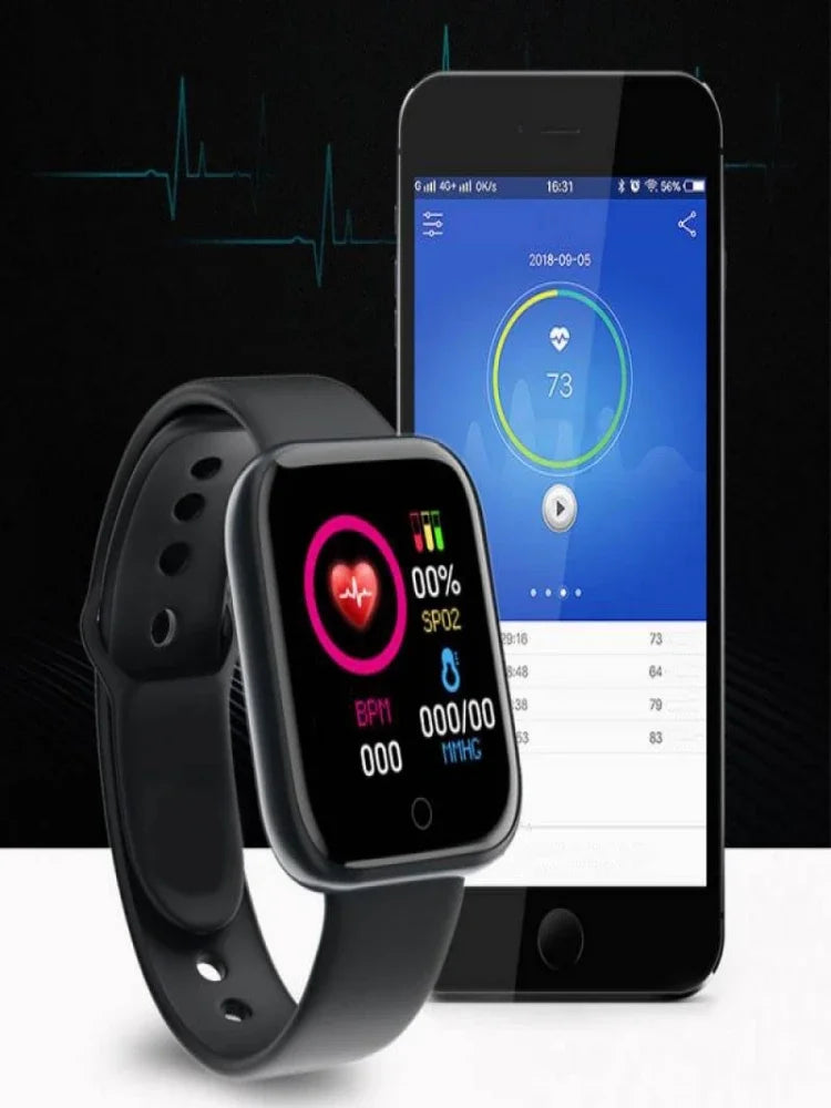Smartwatch para Hombre y Mujer – Bluetooth, Monitor de Salud, Reproductor de Música