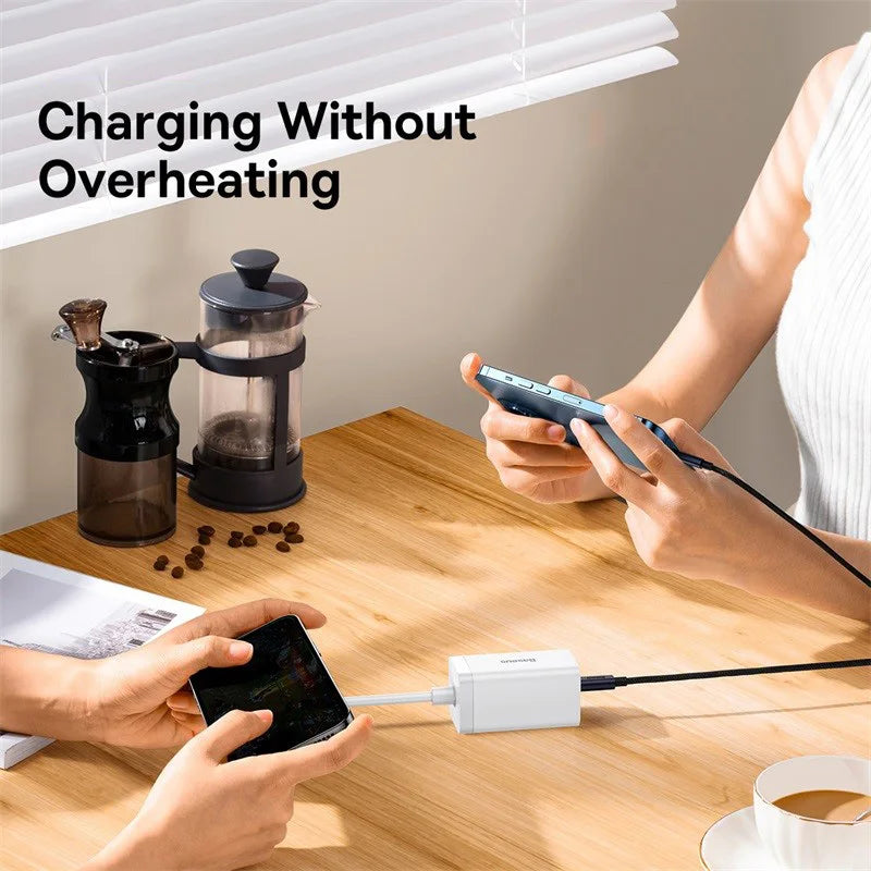 Cable Baseus USB Carga Rápida para iPhone — Type-C y Lightning