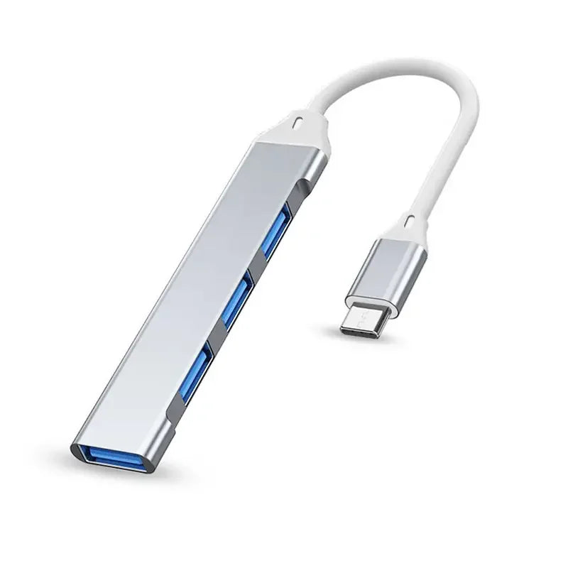 Hub USB-C 7 en 1 para MacBook y Laptop — Puertos USB 3.0 y OTG