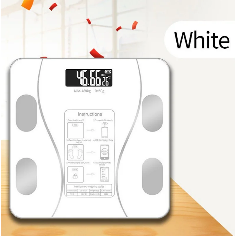 Báscula Inteligente de Grasa Corporal – Monitor de Salud para Adelgazar y Tonificar en Casa