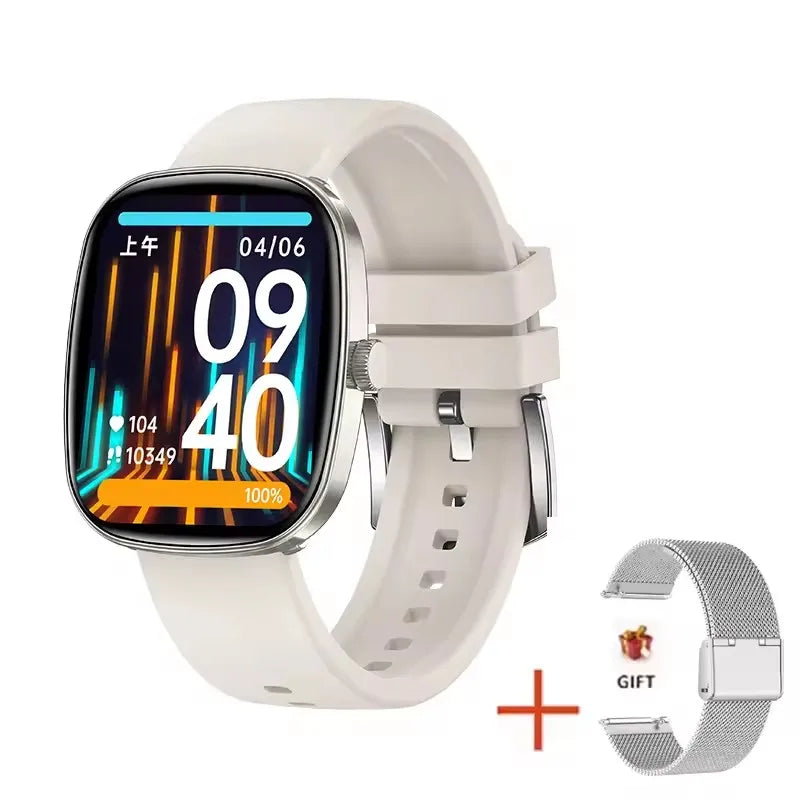 Smartwatch 1.44" – Llamadas Bluetooth, Monitor de Oxígeno y Presión Arterial para Hombre y Mujer