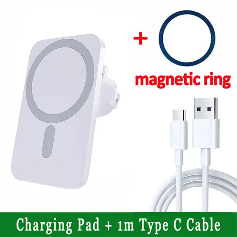 Soporte Magnético para Auto con Carga Inalámbrica — iPhone MagSafe