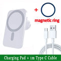 Soporte Magnético para Auto con Carga Inalámbrica — iPhone MagSafe