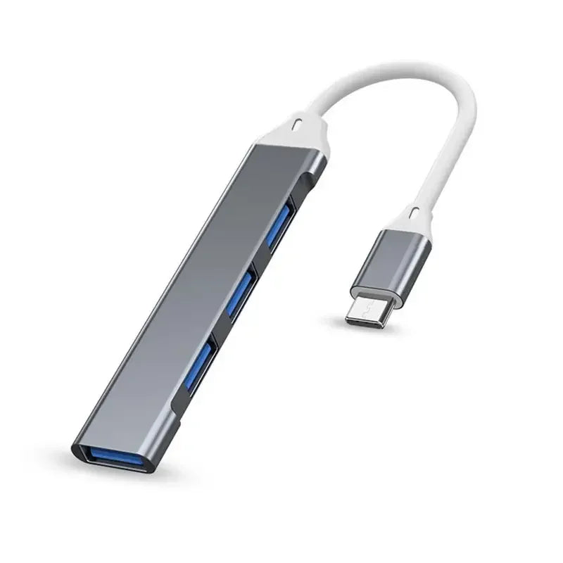 Hub USB-C 7 en 1 para MacBook y Laptop — Puertos USB 3.0 y OTG