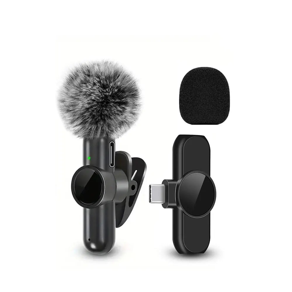Micrófono Lavalier Inalámbrico Mini para Streaming y Grabación