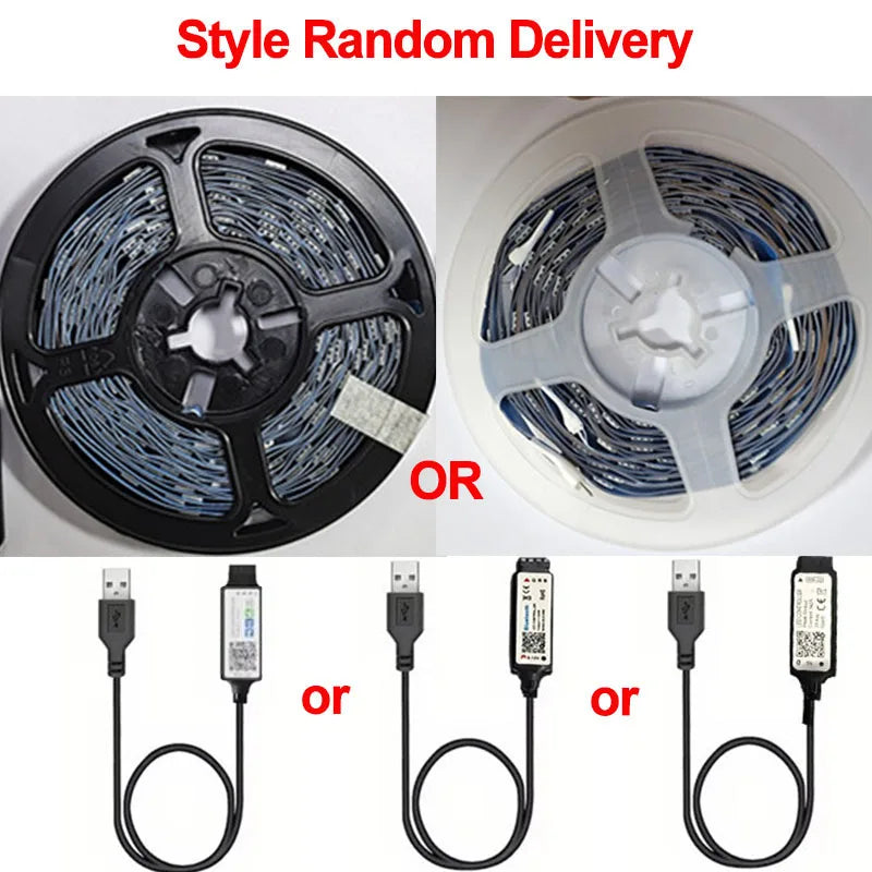 Tira LED Bluetooth RGB 5050 – Control por App, Retroiluminación para TV, Gaming y Decoración