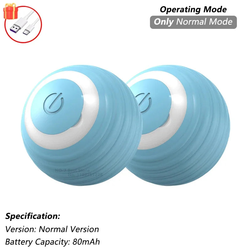 Pelota Interactiva para Gatos – Rodante Automática con Cola, Recargable, Juguete Inteligente