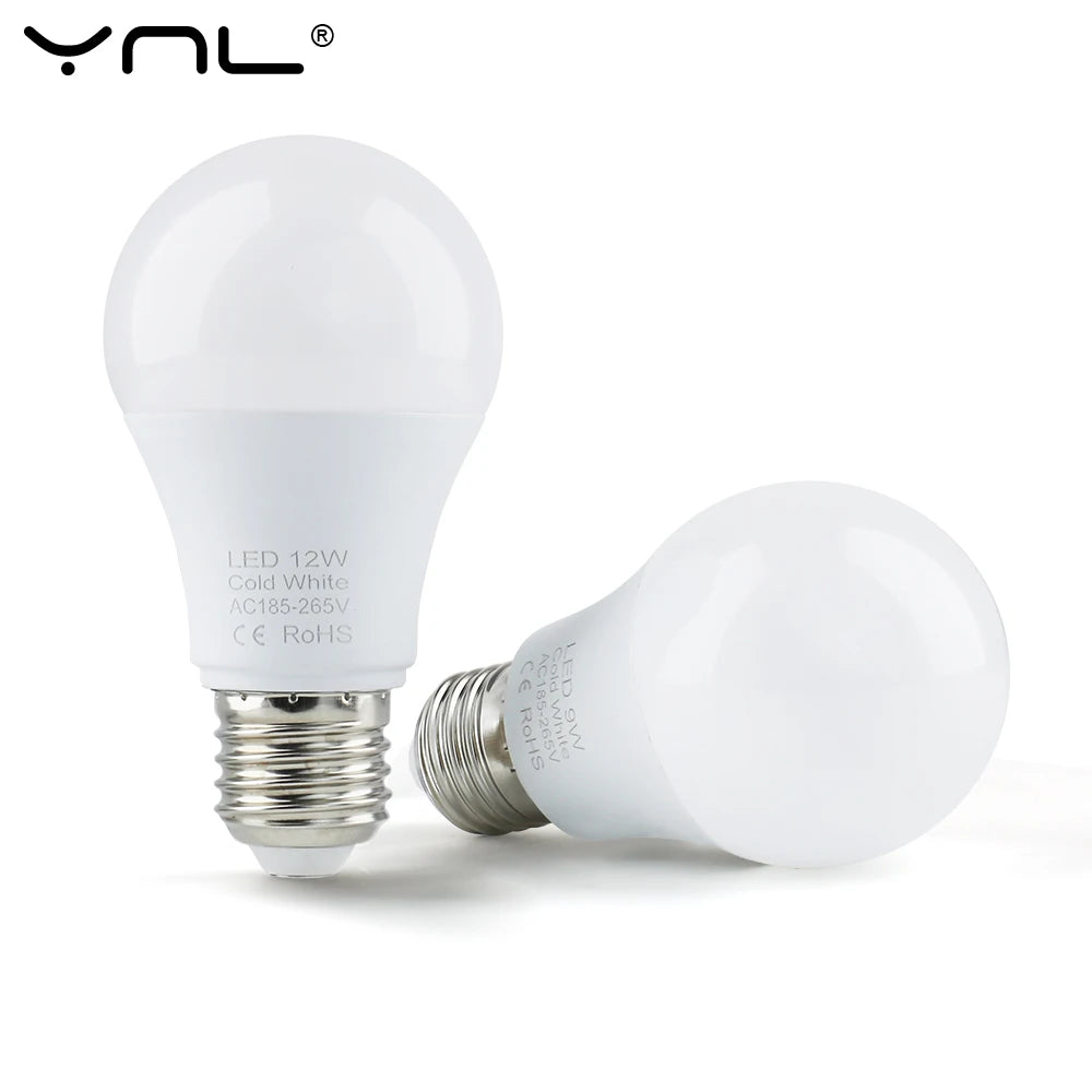Foco LED E27 3W a 18W – 220V Alta Luminosidad Blanco Frío y Cálido para Hogar y Oficina