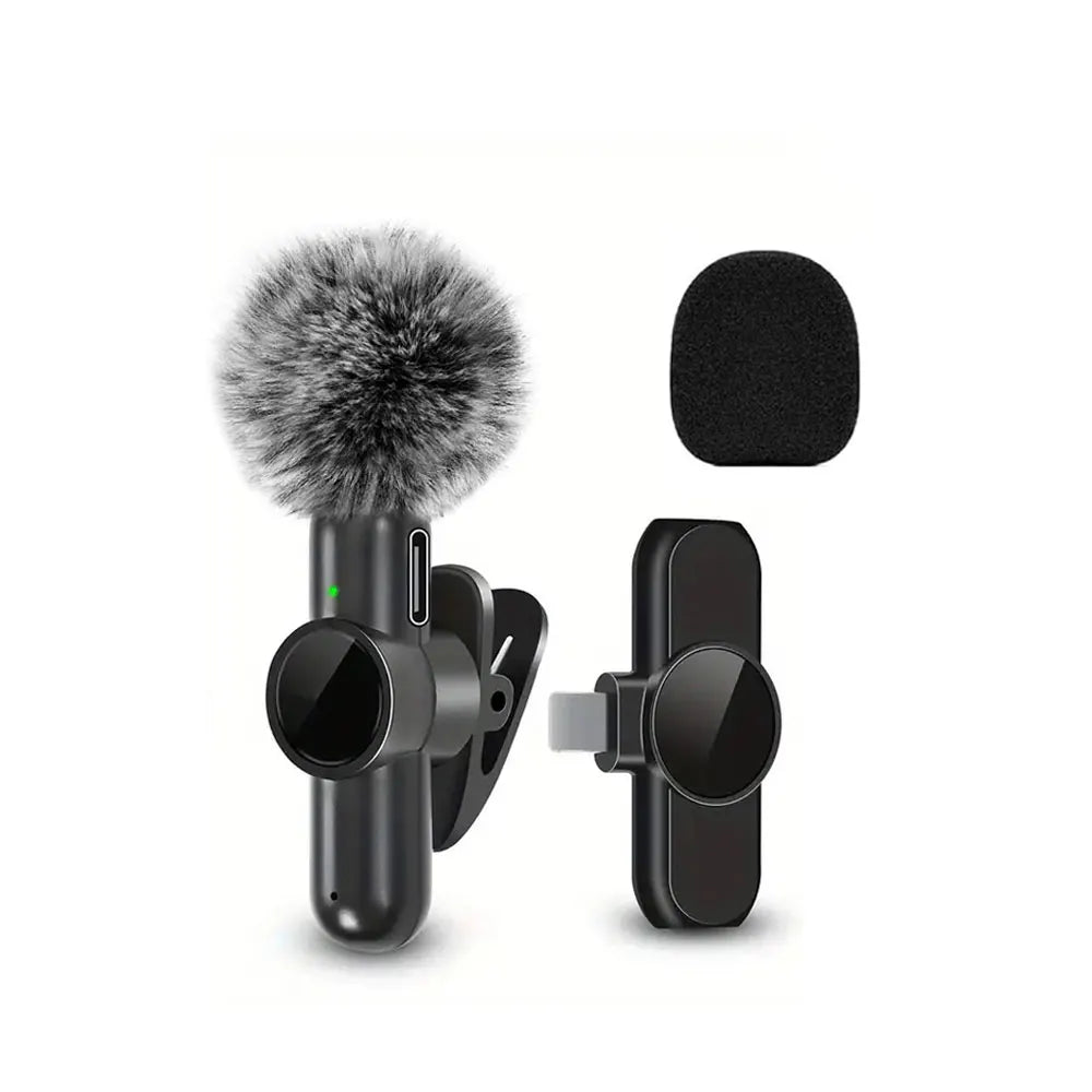 Micrófono Lavalier Inalámbrico Mini para Streaming y Grabación