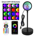Lámpara Sunset RGB Inteligente Tuya – Proyección Decorativa USB con App y Control Remoto IR