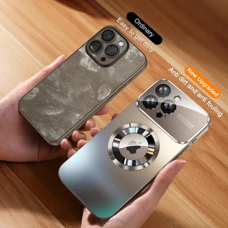 Funda MagSafe con Protección de Cámara de Vidrio para iPhone