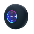 Bocina Bluetooth Portátil con Luz LED y Ventosa para Baño y Exterior
