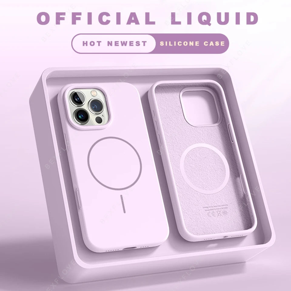 Funda Silicona MagSafe con Cordón para iPhone — Protección con Estilo