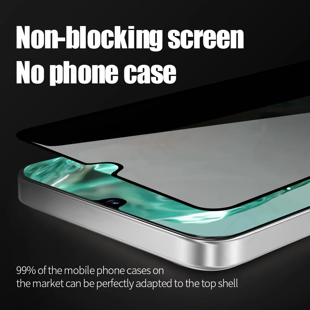 Mica Privacidad Antiespía para iPhone — Vidrio Templado Full Cover