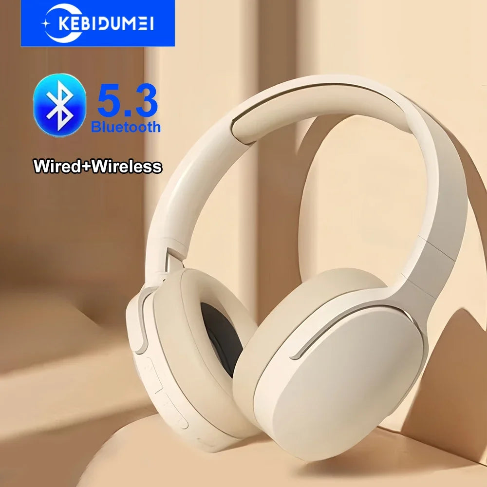 Headphones Gaming Plegables Bluetooth 5.3 con Modo Dual