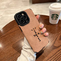 Funda Tipo Cartera Flip de Cuero para iPhone — Estilo Streetwear
