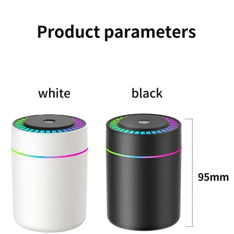 Mini Humidificador USB Difusor de Aromas – Portátil para Auto, Oficina y Recamara