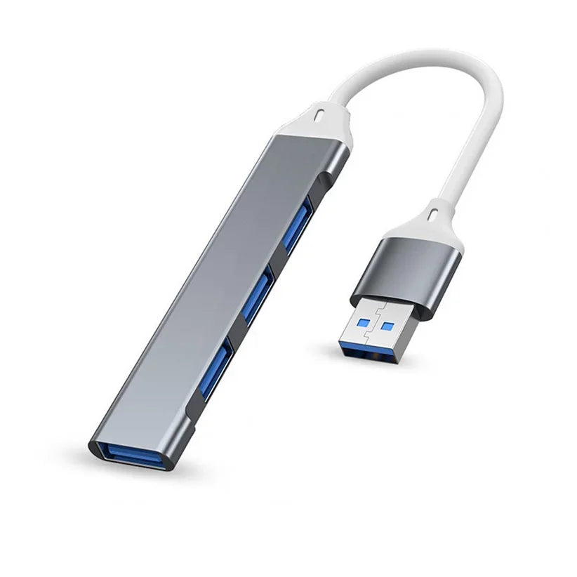 Hub USB-C 7 en 1 para MacBook y Laptop — Puertos USB 3.0 y OTG