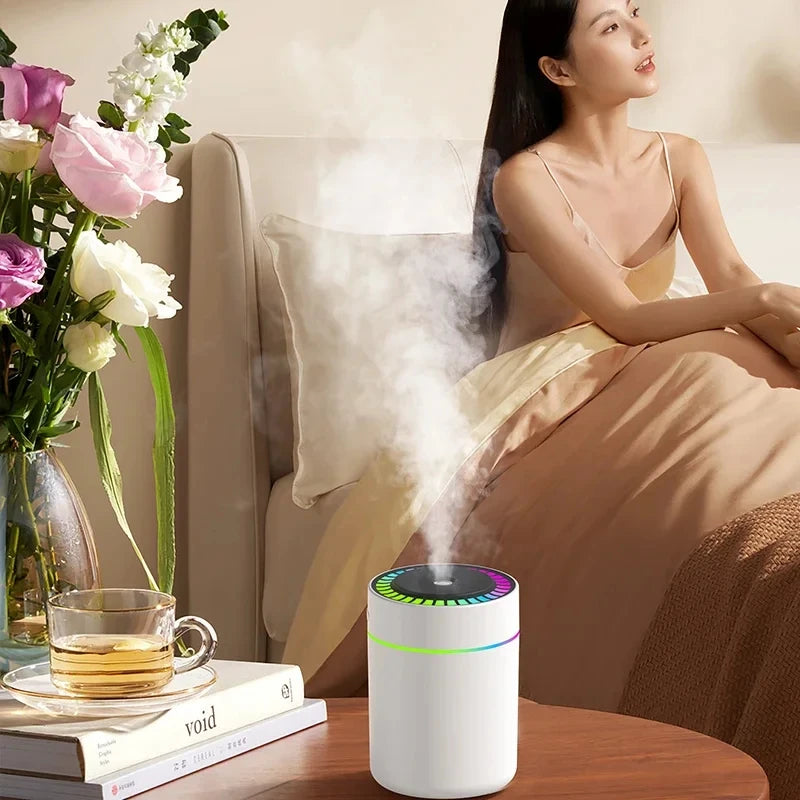 Mini Humidificador USB Difusor de Aromas – Portátil para Auto, Oficina y Recamara