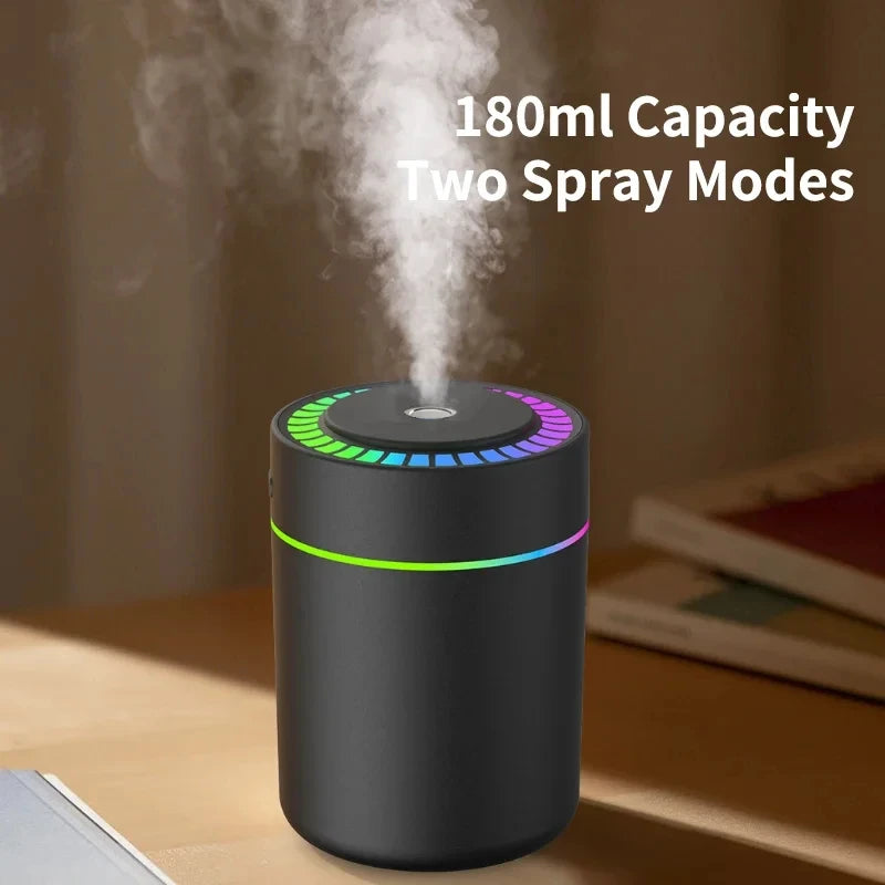 Mini Humidificador USB Difusor de Aromas – Portátil para Auto, Oficina y Recamara