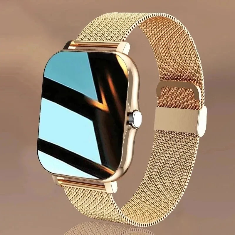 Smartwatch Deportivo 2026 – Monitor de Salud, Llamadas BT, Resistente al Agua para iOS y Android