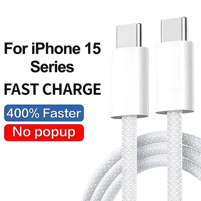 Cargador Rápido PD 35W con Cable para iPhone — USB-C Compacto