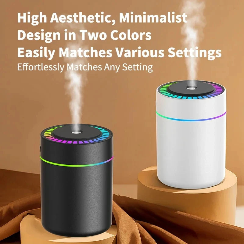 Mini Humidificador USB Difusor de Aromas – Portátil para Auto, Oficina y Recamara