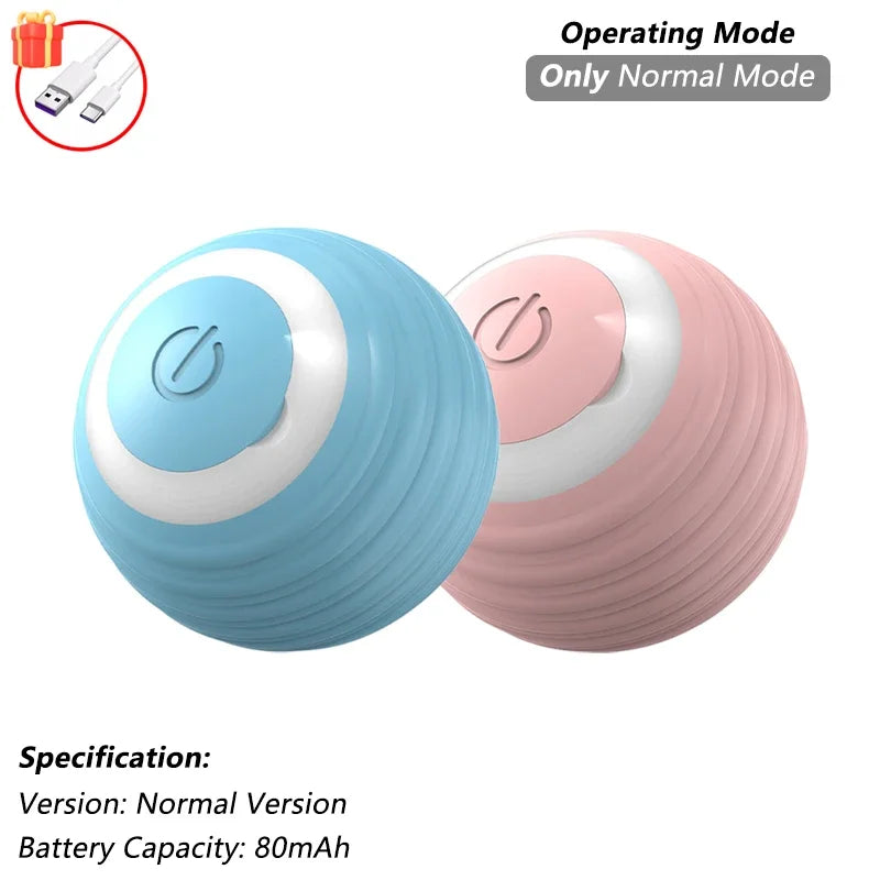 Pelota Interactiva para Gatos – Rodante Automática con Cola, Recargable, Juguete Inteligente
