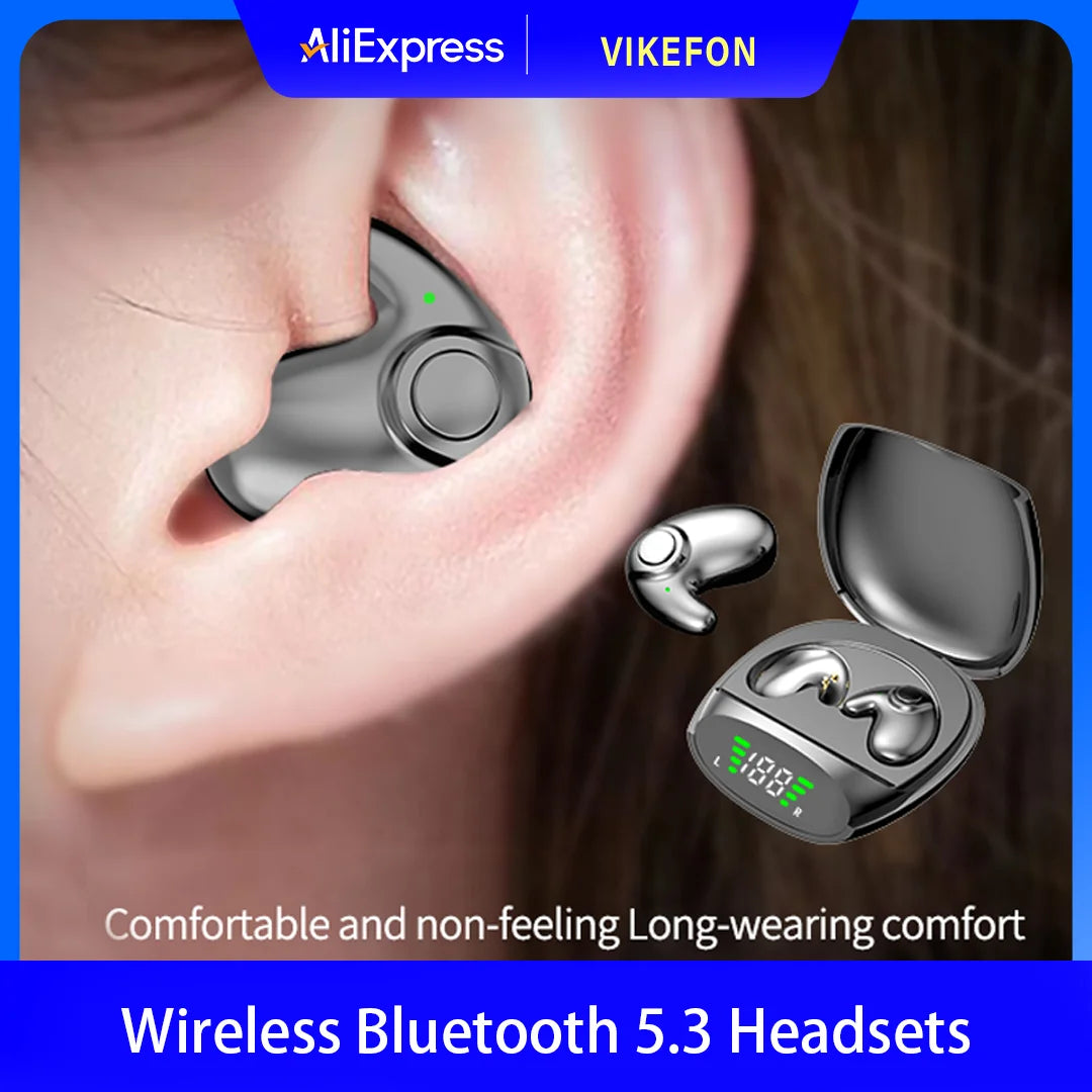 Audífonos Inalámbricos Bluetooth 5.3 para Dormir y Deporte