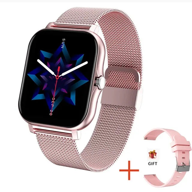 Smartwatch Deportivo 2026 – Monitor de Salud, Llamadas BT, Resistente al Agua para iOS y Android