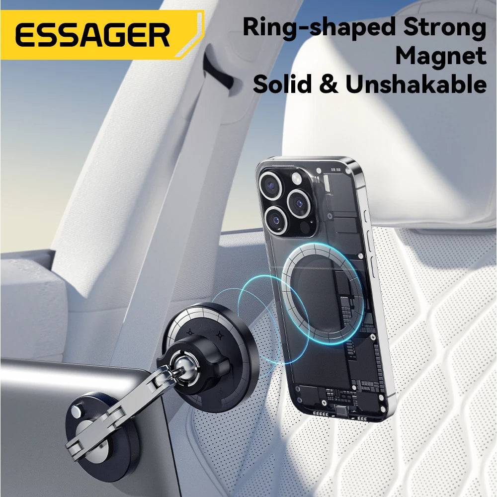 Soporte Magnético para Auto con Carga Inalámbrica Essager — 15W MagSafe