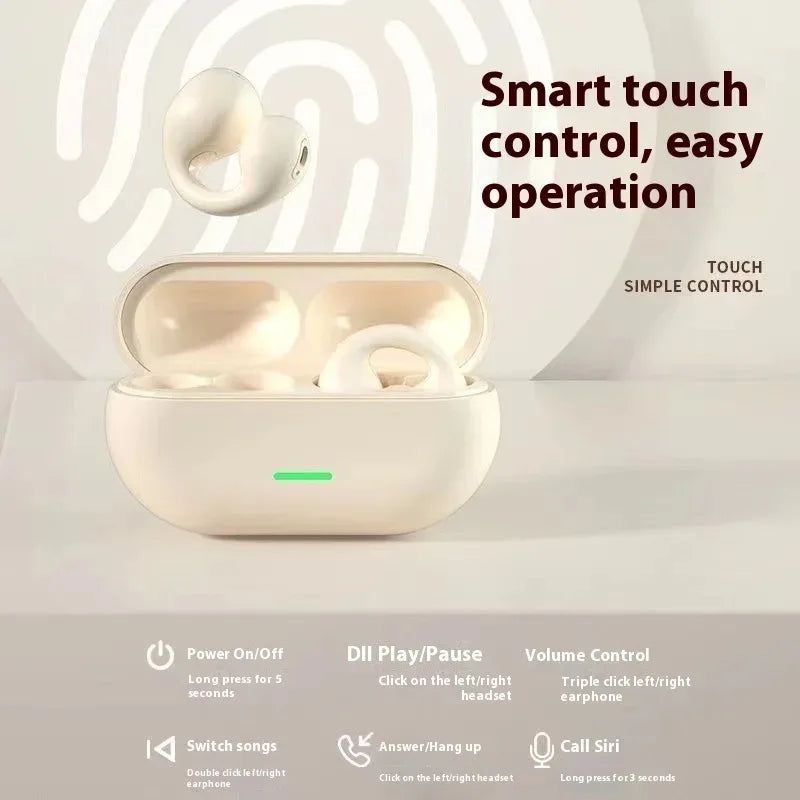 Audífonos de Conducción Ósea HiFi Inalámbricos para Deporte